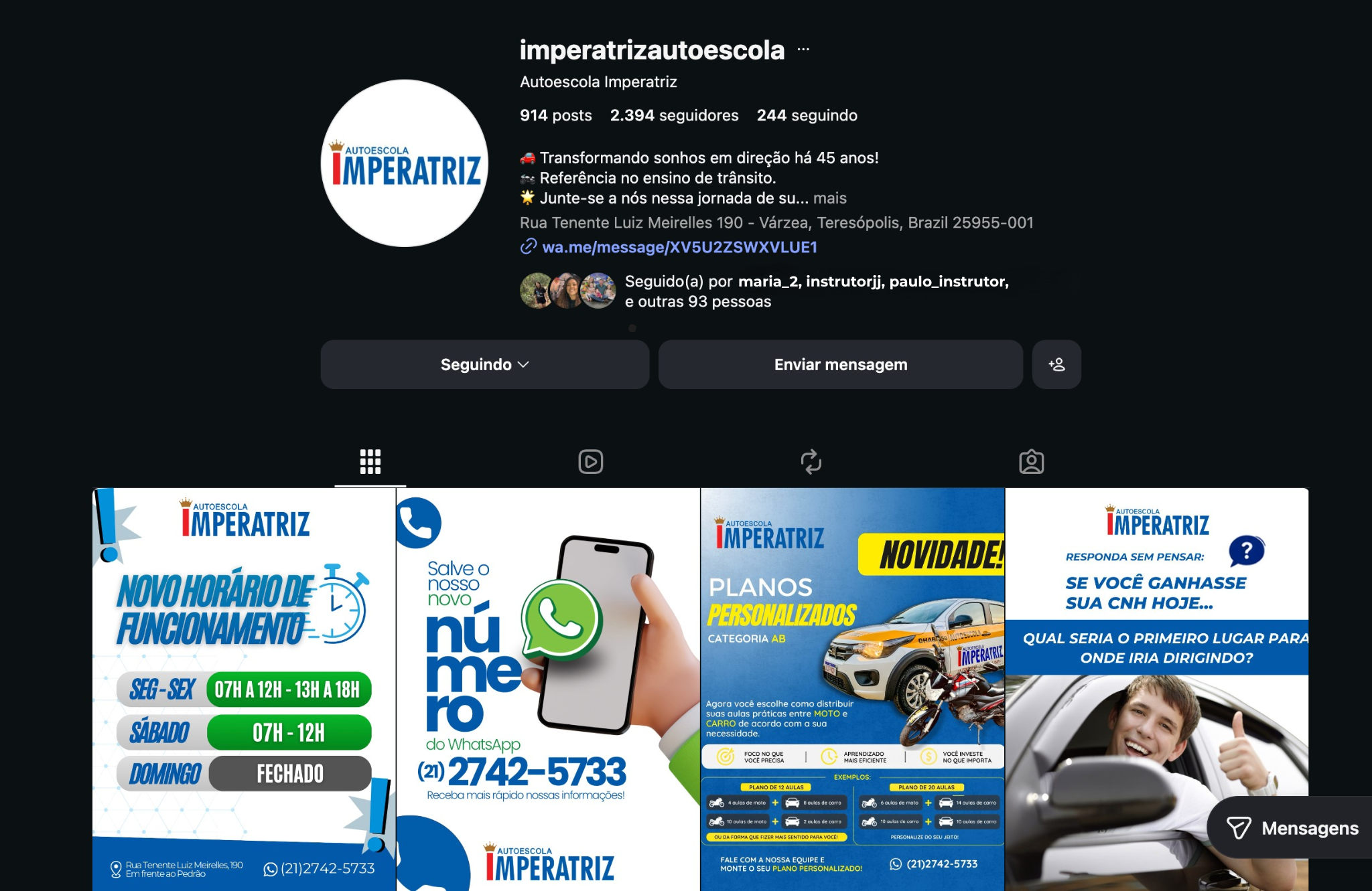 Perfilautoescola